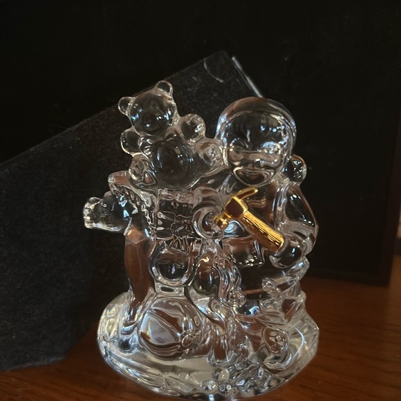 Marquis by Waterford Crystal Santa Claus is coming to town elves making the toys - Picture 9 of 11